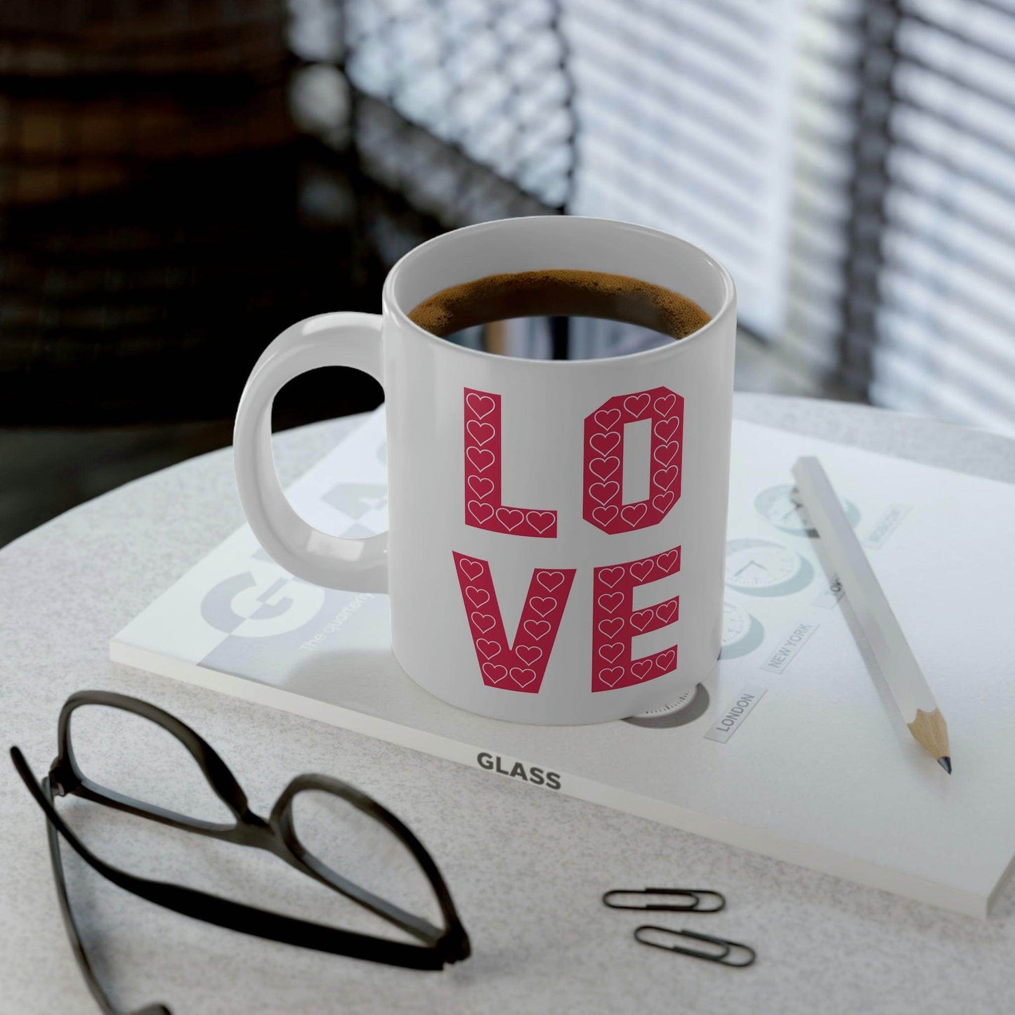 Love | Love Jumbo Mug | Love mug | Mug | Gift for Mom | Gift for Her | Gift for Him | gift for Dad | Valentine mug | - Giftsmojo