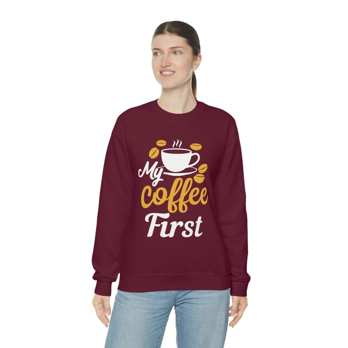 My Coffee First Sweatshirt - Giftsmojo