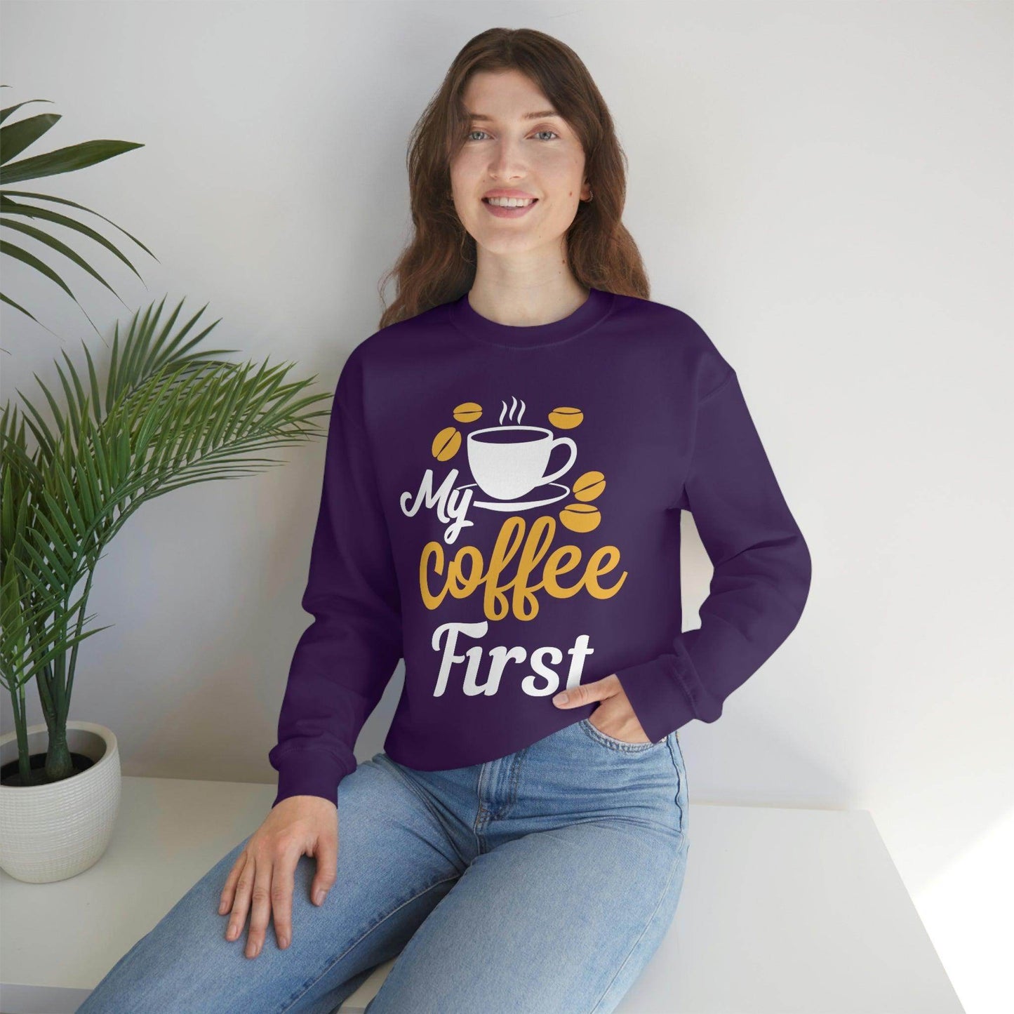 My Coffee First Sweatshirt - Giftsmojo