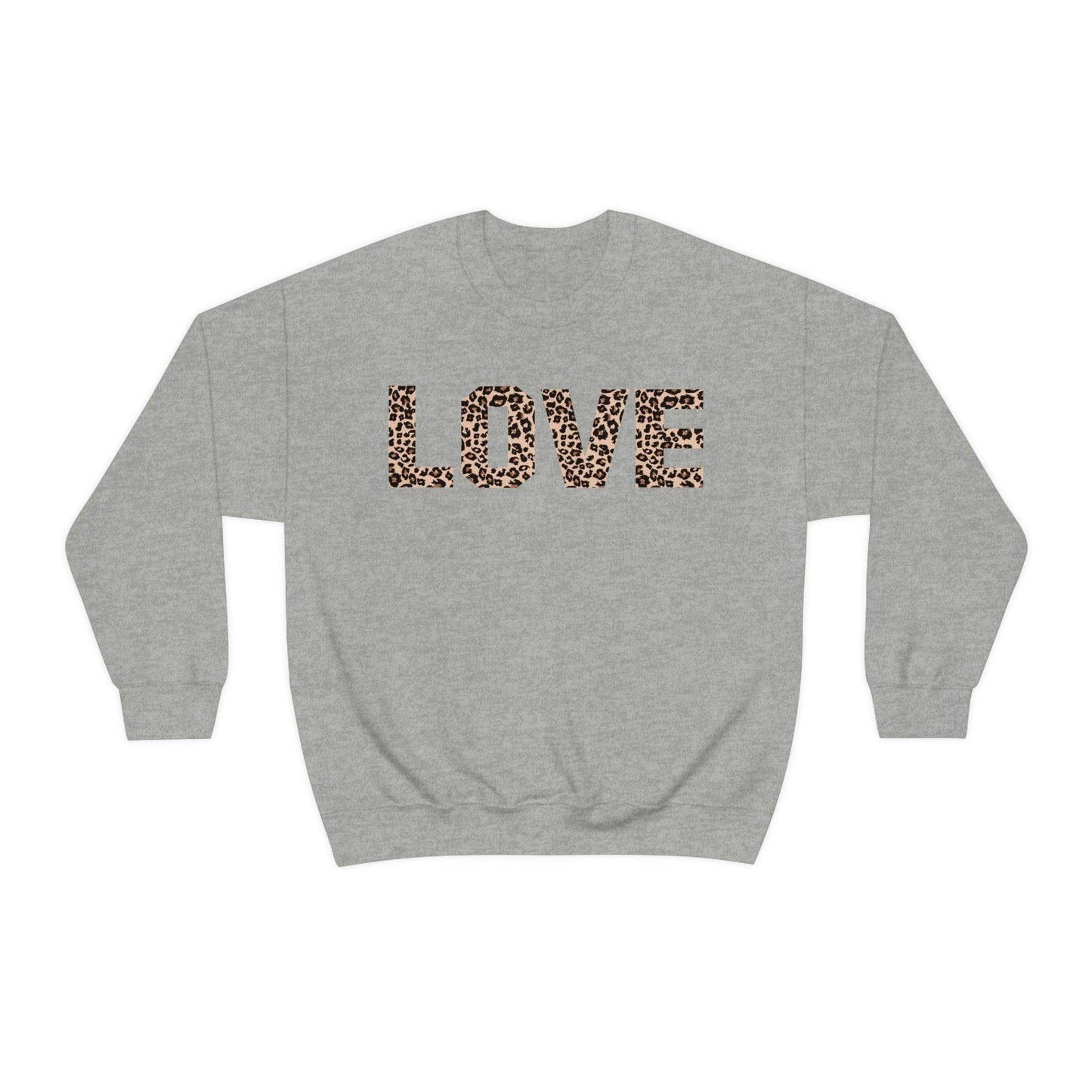 Leopard print love Sweatshirt - Giftsmojo