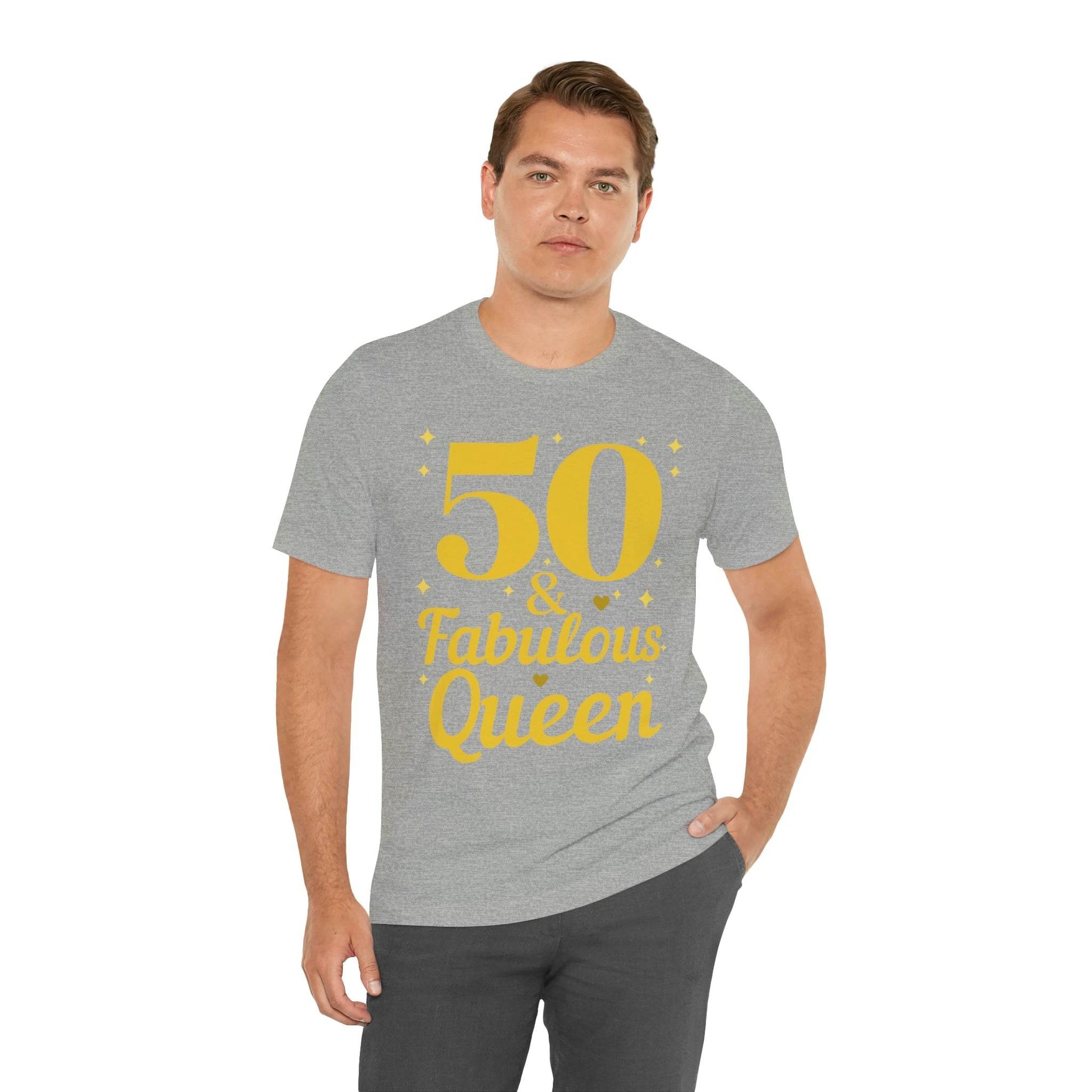 50 and Fabulous Queen shirt, Funny 50th birthday shirt - Giftsmojo