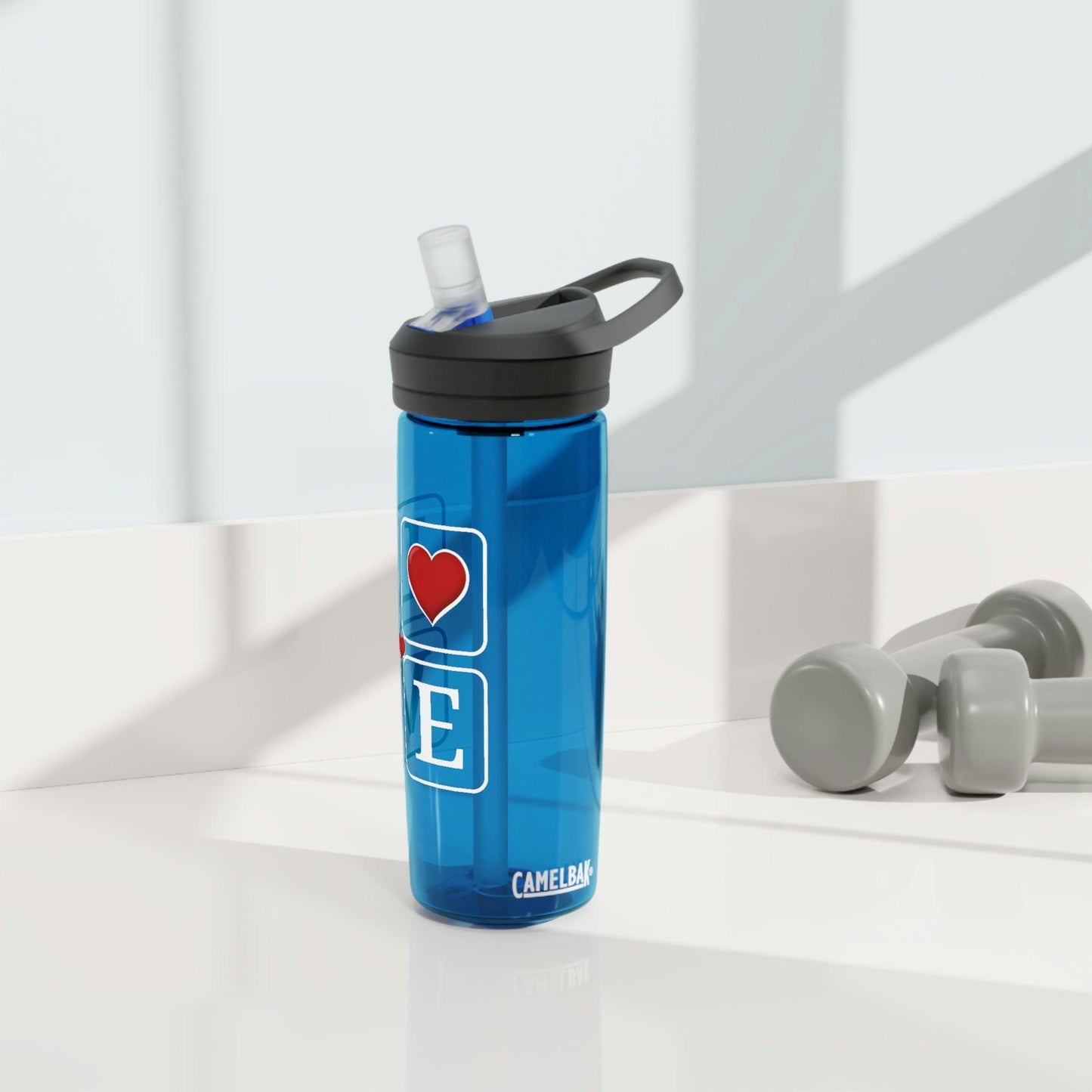 Love square with Hearts CamelBak Eddy® Water Bottle, 20oz25oz