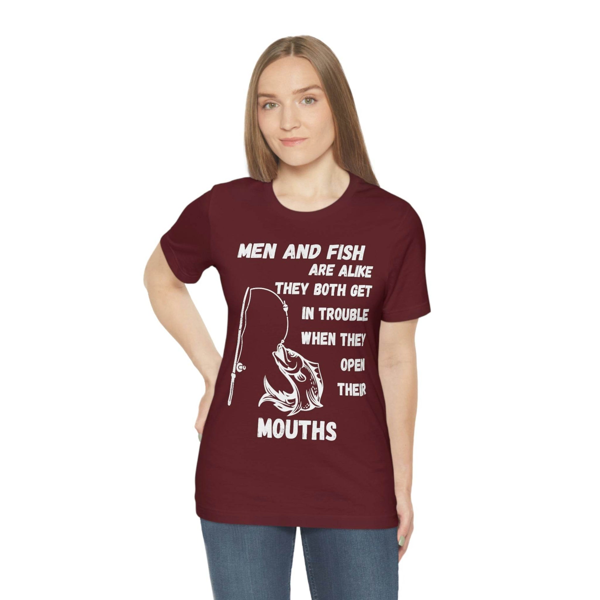 Men and Fish are Alike - Funny fishing shirt - Giftsmojo