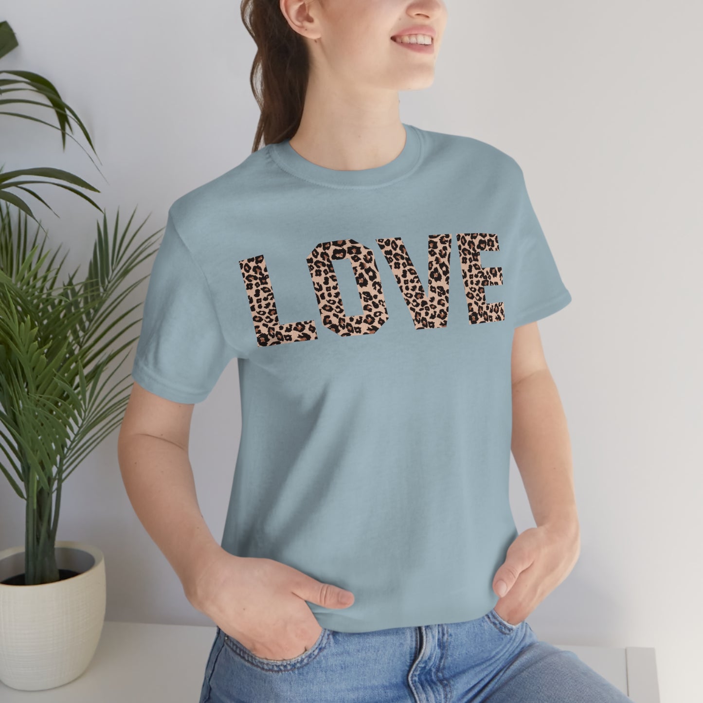 Leopard print love Tee