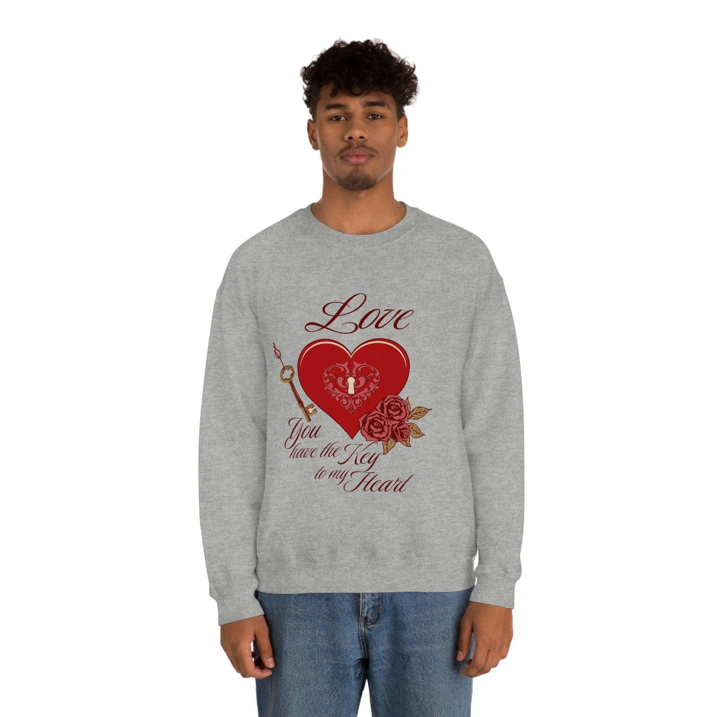 Love you have the key to my heart Sweatshirt - Giftsmojo