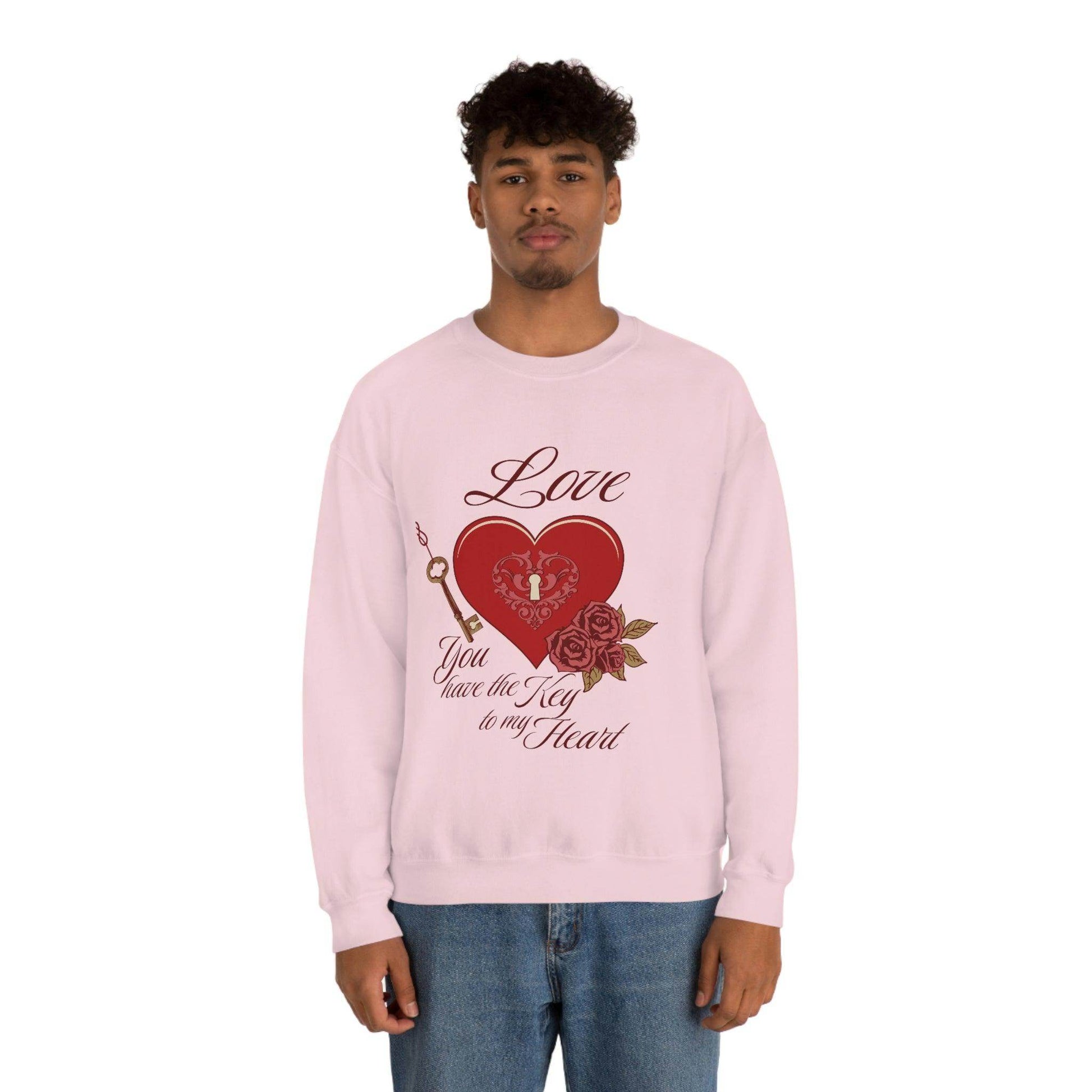 Love you have the key to my heart Sweatshirt - Giftsmojo
