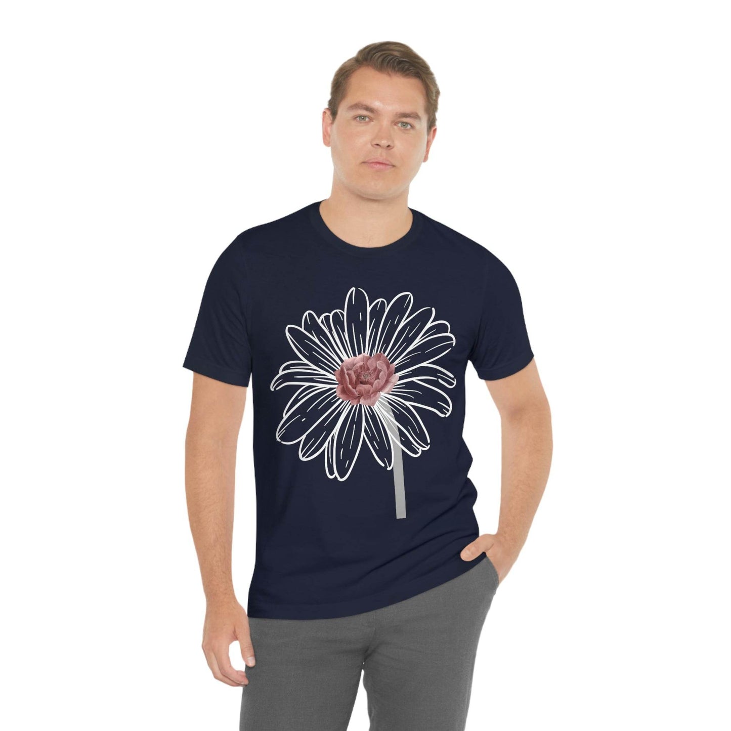 Flower Tshirt, Vintage Flower Shirt, Vintage Botanical Shirt, Vintage T-shirt, Graphic Tshirt, Botanical Print, Wildflower shirt, floral Tee - Giftsmojo