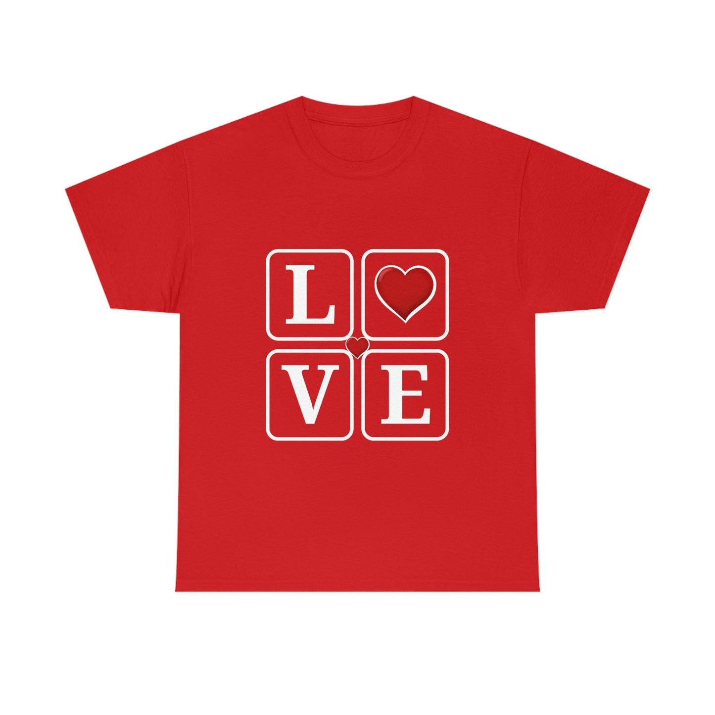 Love square Hearts Shirt, Great Gift for Valentine's day, birthday, engagement, anniversary and many more