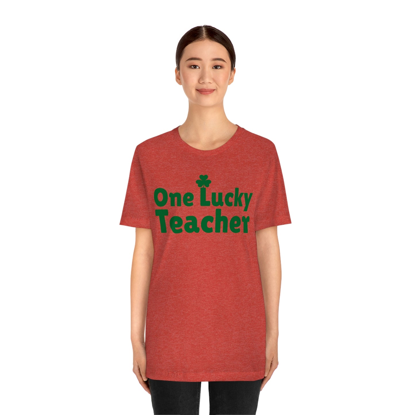 Feeling Lucky Shirt One Lucky Teacher Shirt St Patrick's Day shirt - Funny St Paddy's day Funny Shirt Shamrock shirt shenanigans shirt