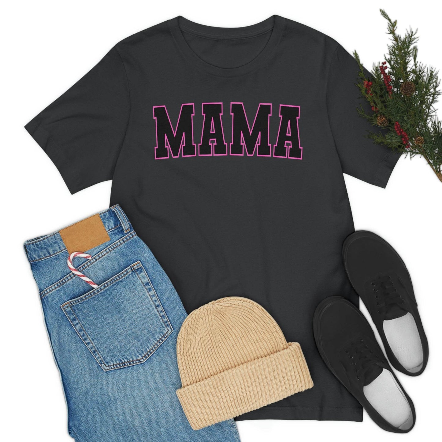Cute Mama shirt mom shirt gift for her - mothers day shirt mothers day gift mom life shirt - retro mama shirt boy mama shirt mama t-shirt - Giftsmojo