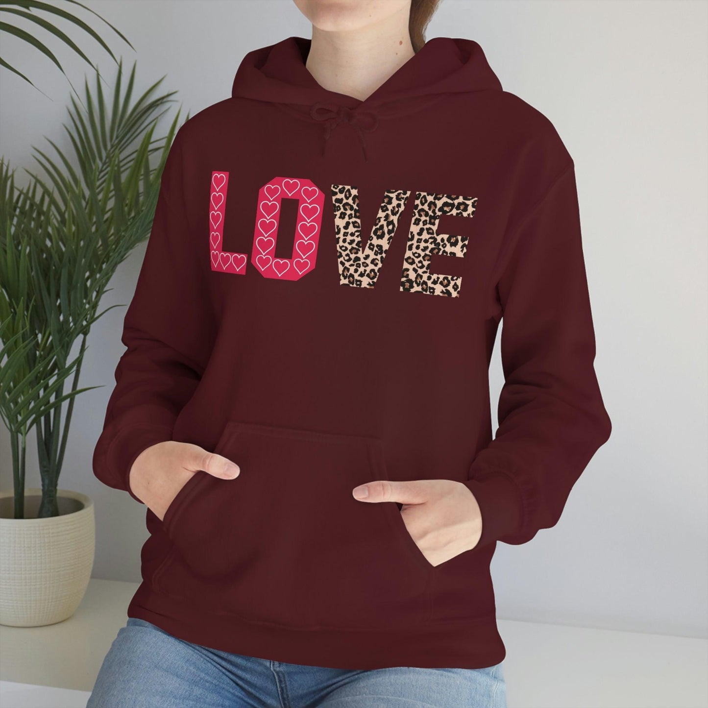 Leopard print Hooded Sweatshirt