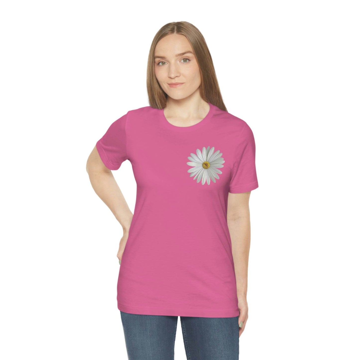 Daisy Shirt Floral Shirt Gift, Boho Shirt, Birth Month Flower, Gift For Mom, Daisy Women Shirt Flower Tee Summer Shirt, - Giftsmojo