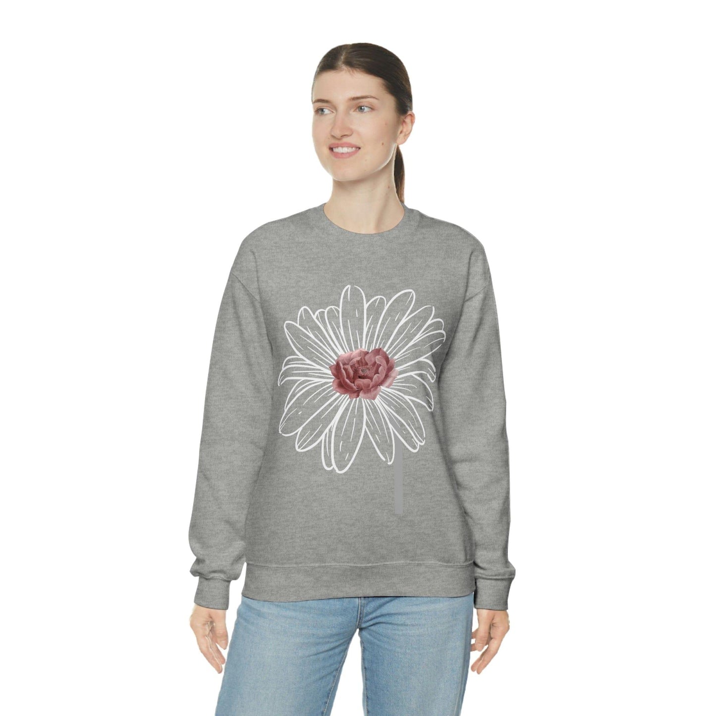 Floral Sweatshirt, Wildflower Sweatshirt, Flower sweatshirt, Wild Flowers