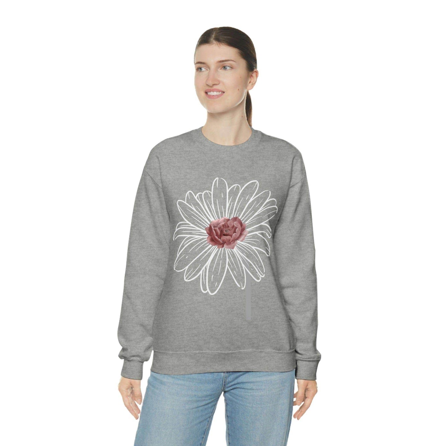 Floral Sweatshirt, Wildflower Sweatshirt, Flower sweatshirt, Wild Flowers - Giftsmojo