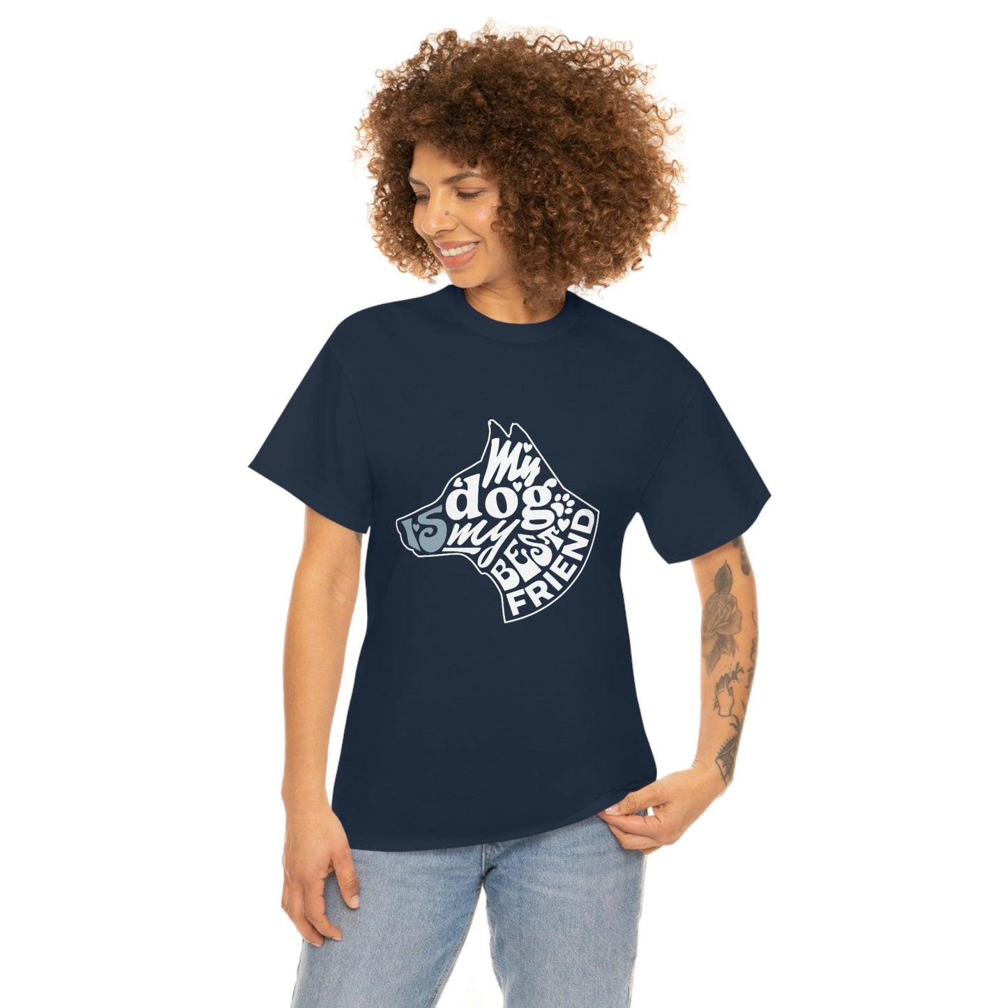 My Dog is My Best Friend Tee - Giftsmojo