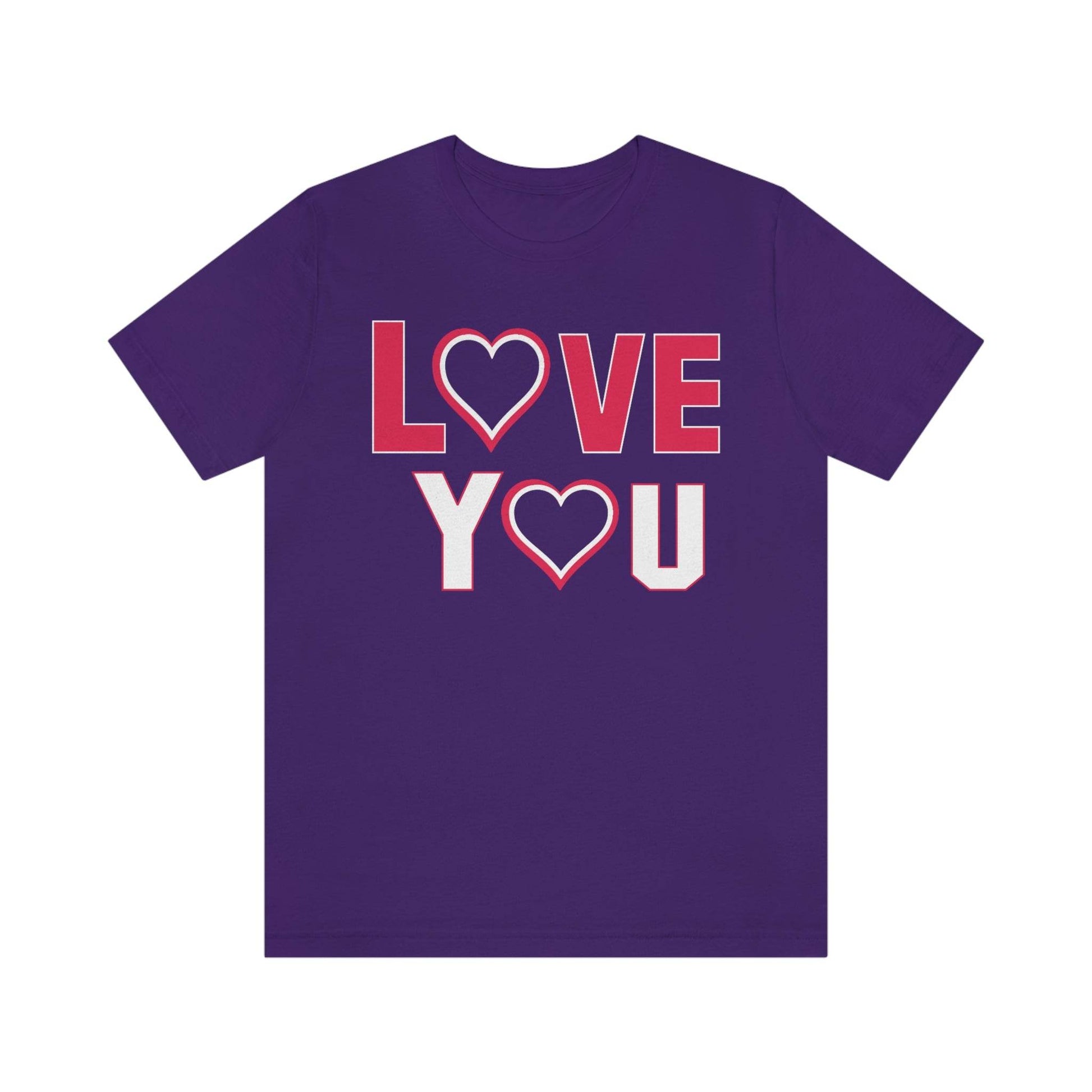 love you heart Tee - Giftsmojo