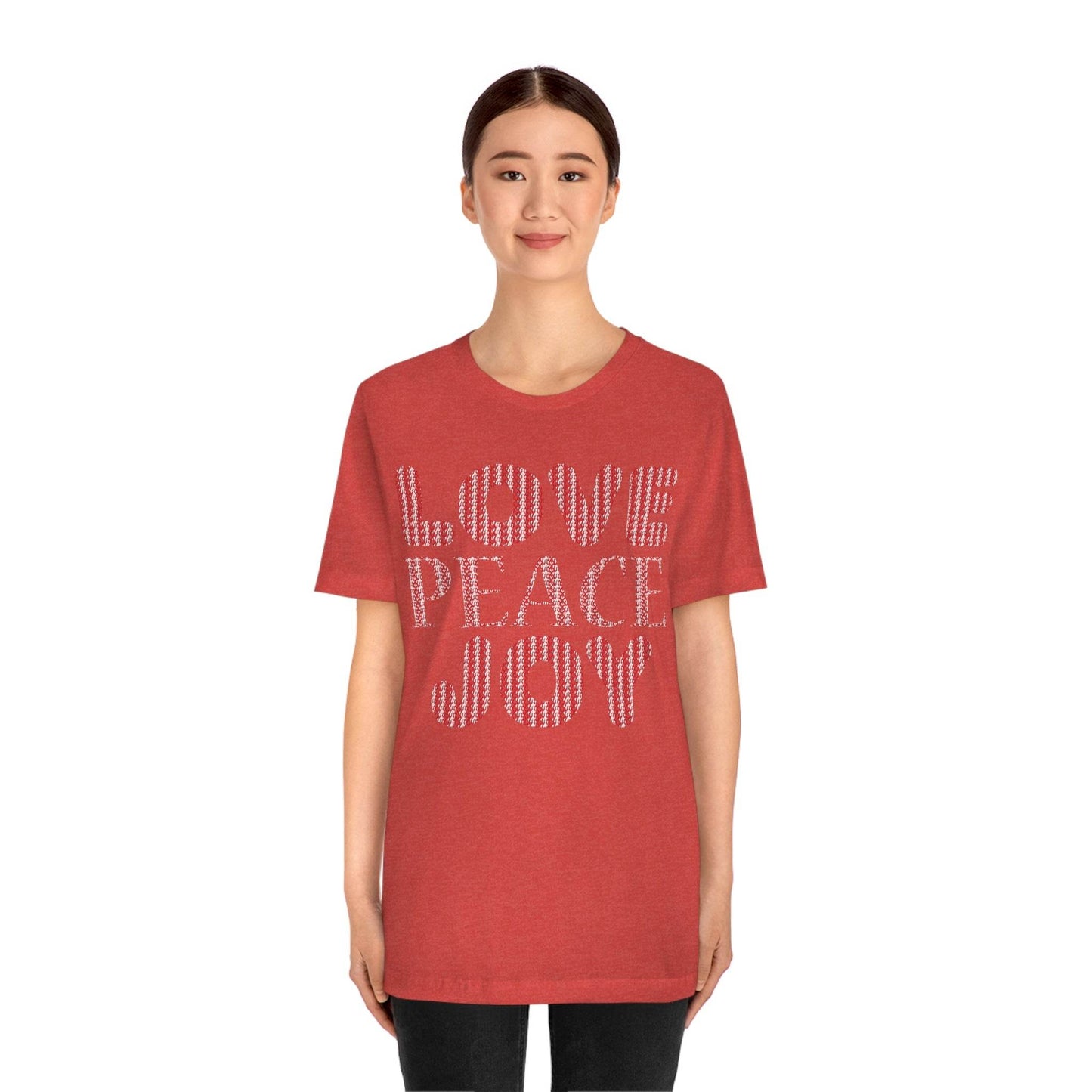 love peace joy Tee - Giftsmojo