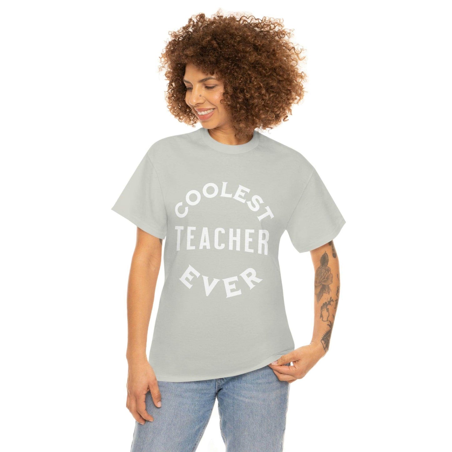 Coolest Teacher Ever Tee - cute teacher shirt - gift for teacher - Giftsmojo