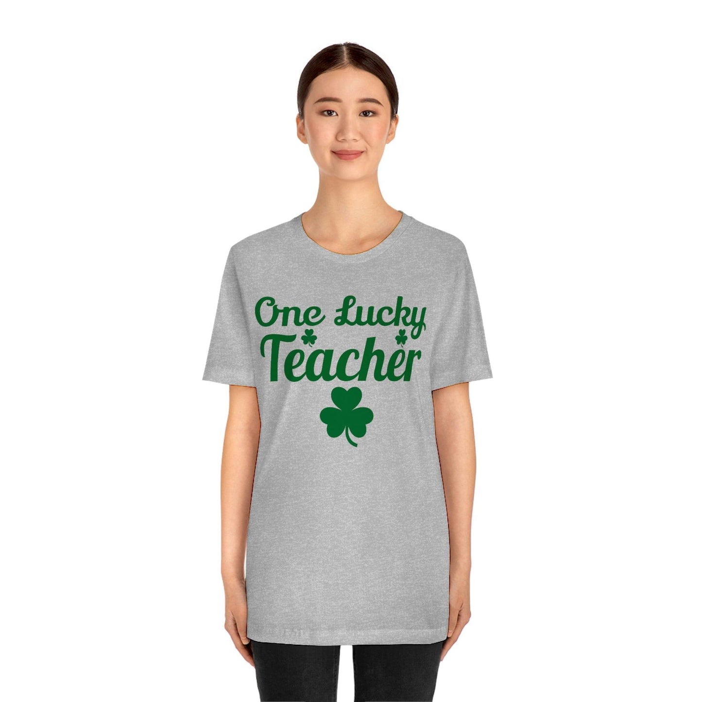 One Lucky Teacher Shirt feeling Lucky St Patrick's Day shirt - Funny St Paddy's day Funny Shirt