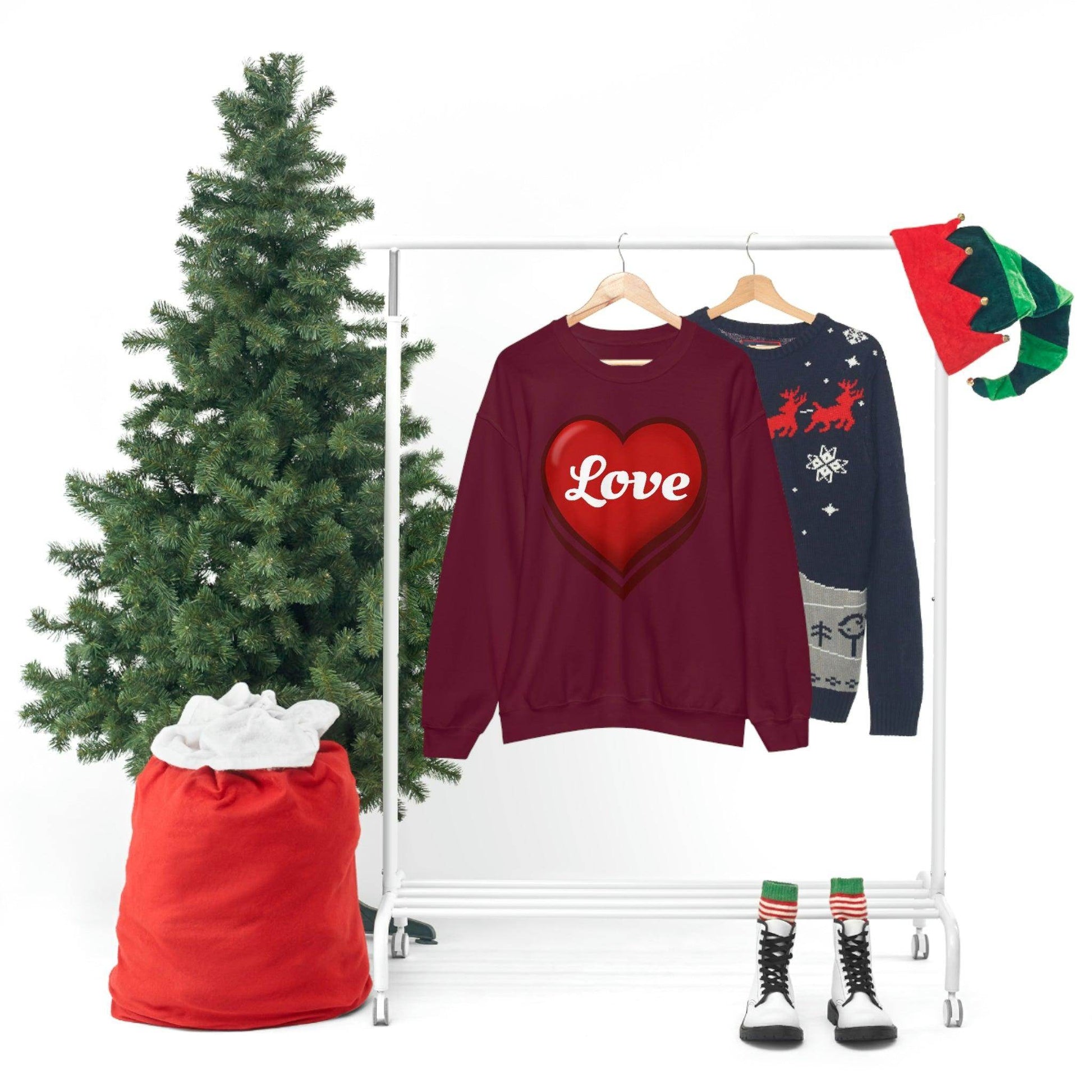 Love Sweatshirt, Valentine's Gift, - Giftsmojo