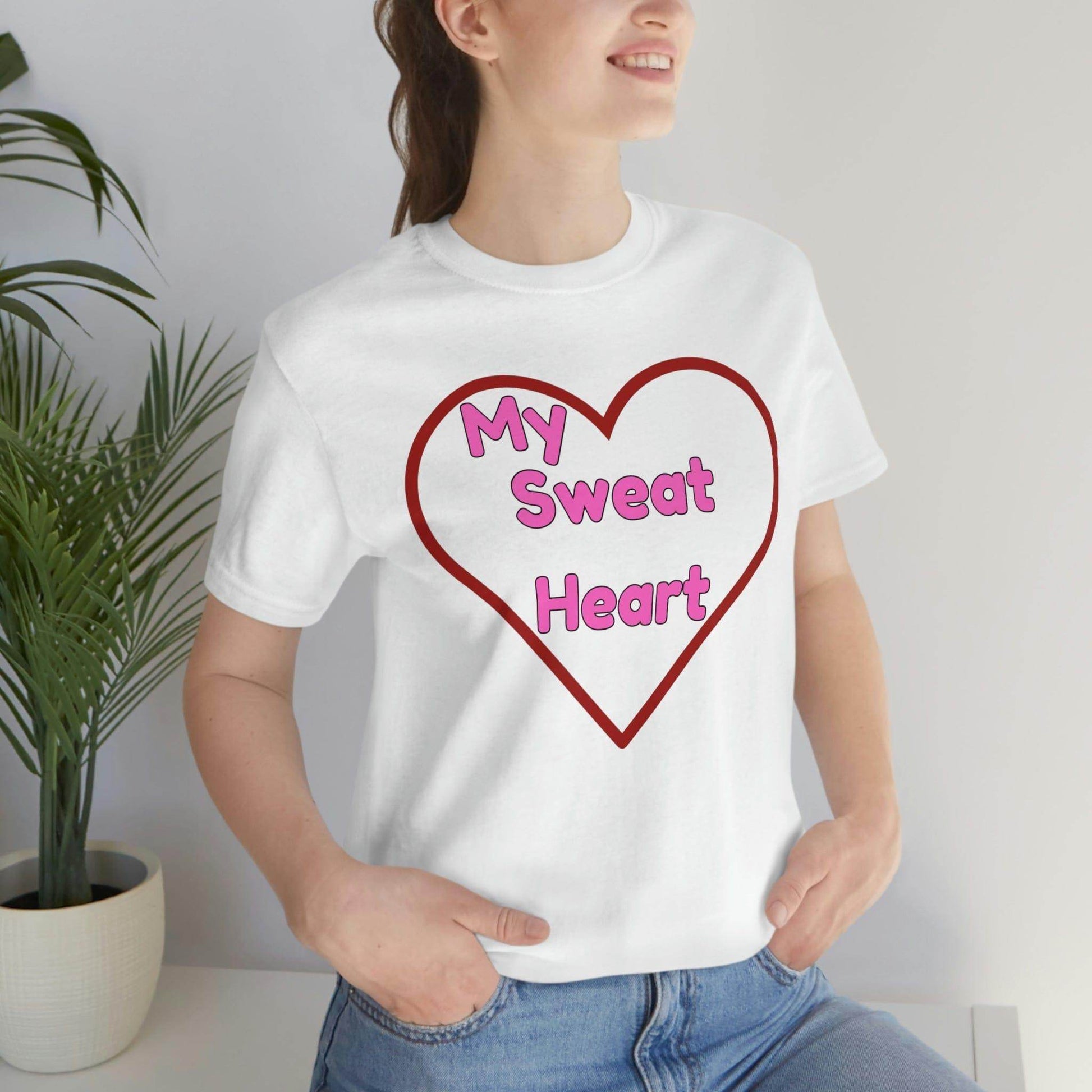 My Sweat Heart - Love shirt - Gift for wife - Gift for Husband - Gift for Girlfriend and Boyfriend - Giftsmojo