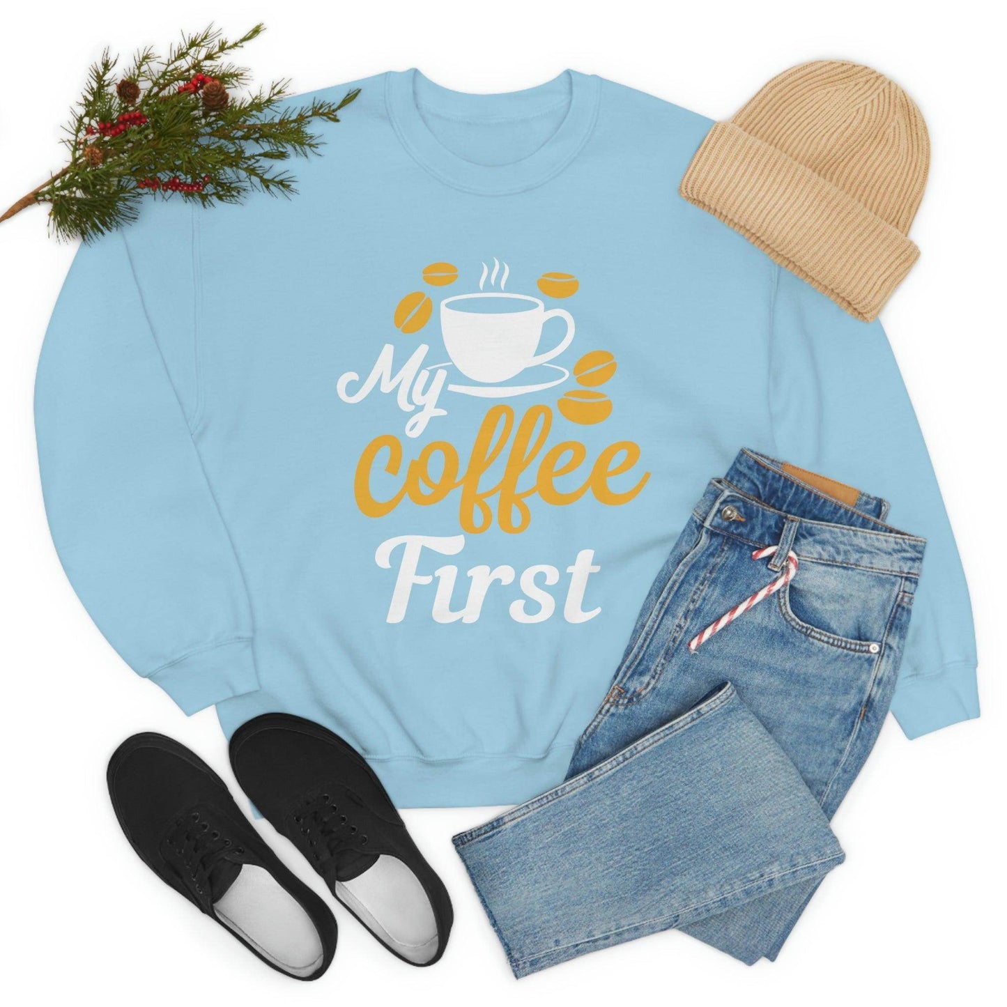 My Coffee First Sweatshirt - Giftsmojo