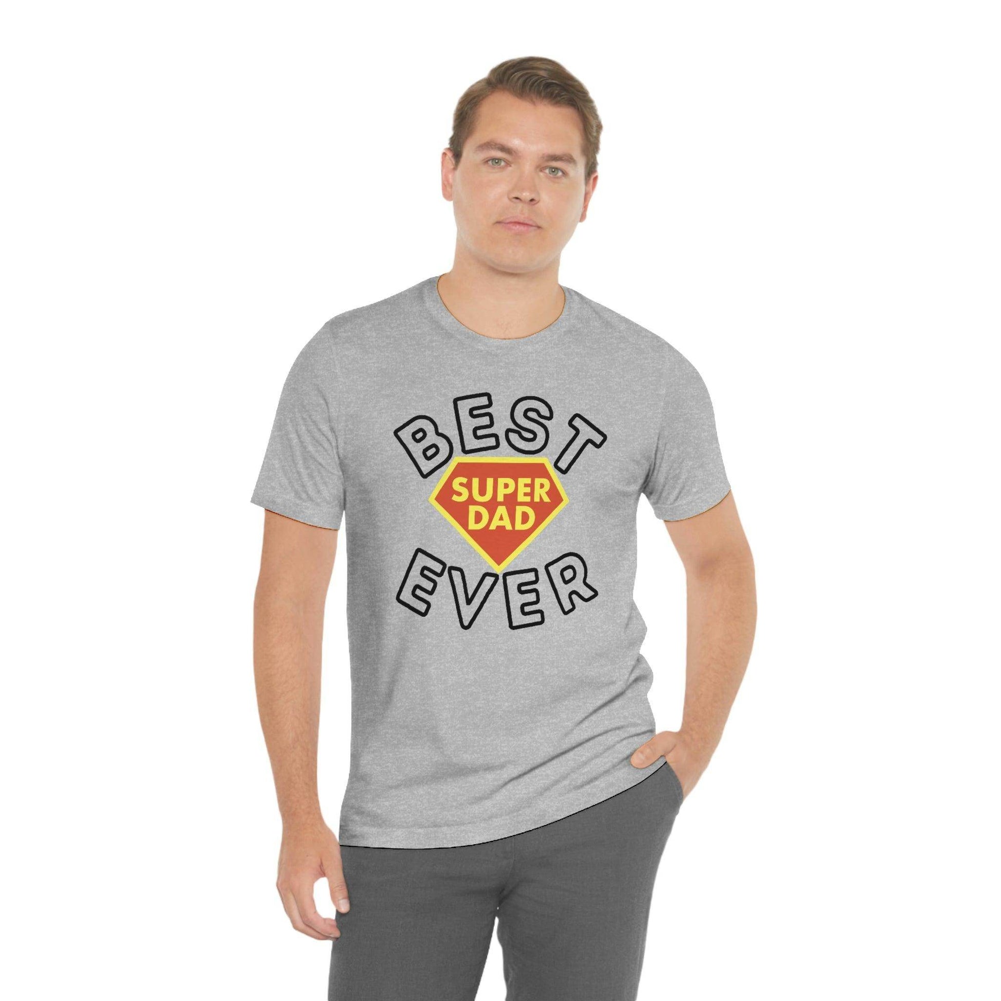 Dad Gift - Best Dad Gift - Best Super Dad Ever Shirt -Dad Shirt - Funny Fathers Gift - Husband Gift - Funny Dad Tshirt - Dad Birthday Gift - Giftsmojo