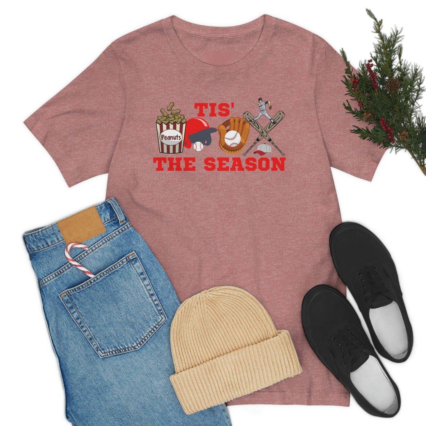 Tis the season Baseball shirt baseball tee baseball tshirt - sport shirt Baseball Mom shirt, Baseball Mama shirt, gift for him gameday shirt - Giftsmojo