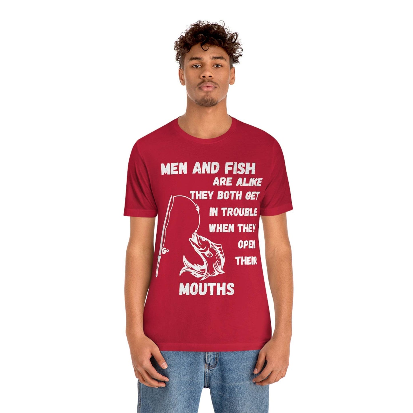 Men and Fish are Alike - Funny fishing shirt - Giftsmojo