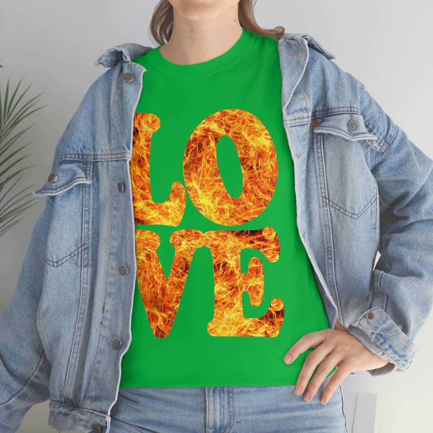 love fire big Tee - Giftsmojo