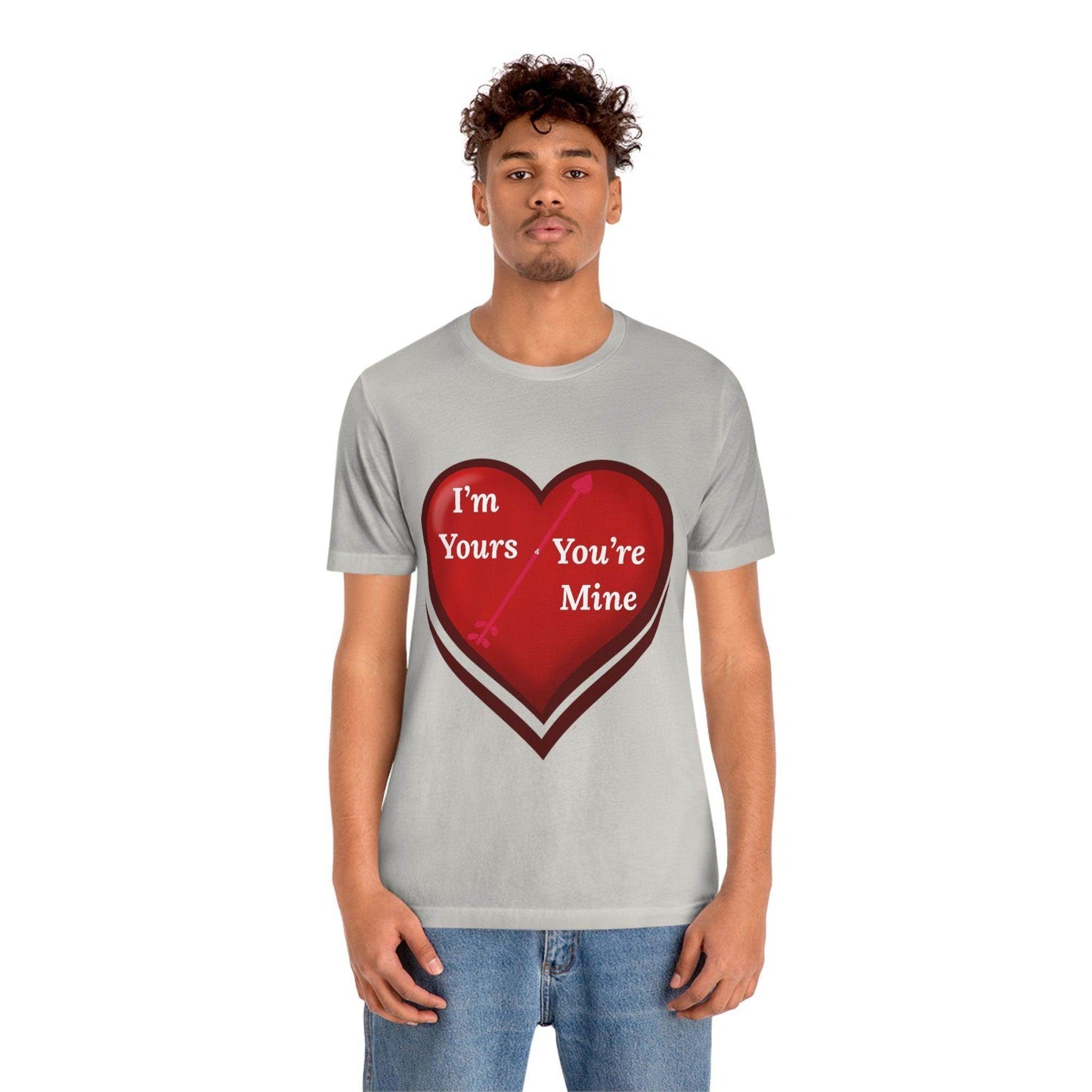 I'm Yours and You're Mine Heart Tee - Giftsmojo