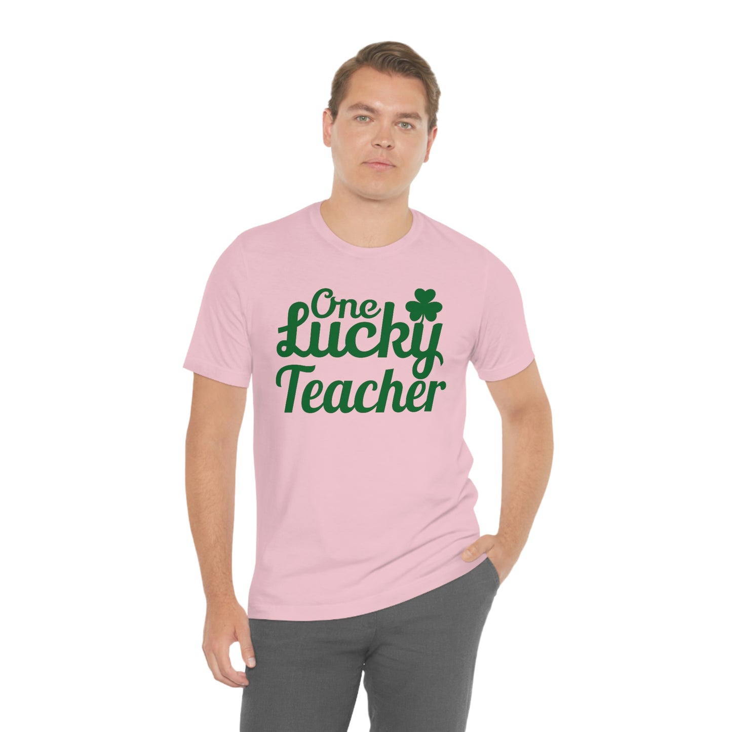 One Lucky Teacher Shirt feeling Lucky St Patrick's Day shirt - Funny St Paddy's day Funny Shirt