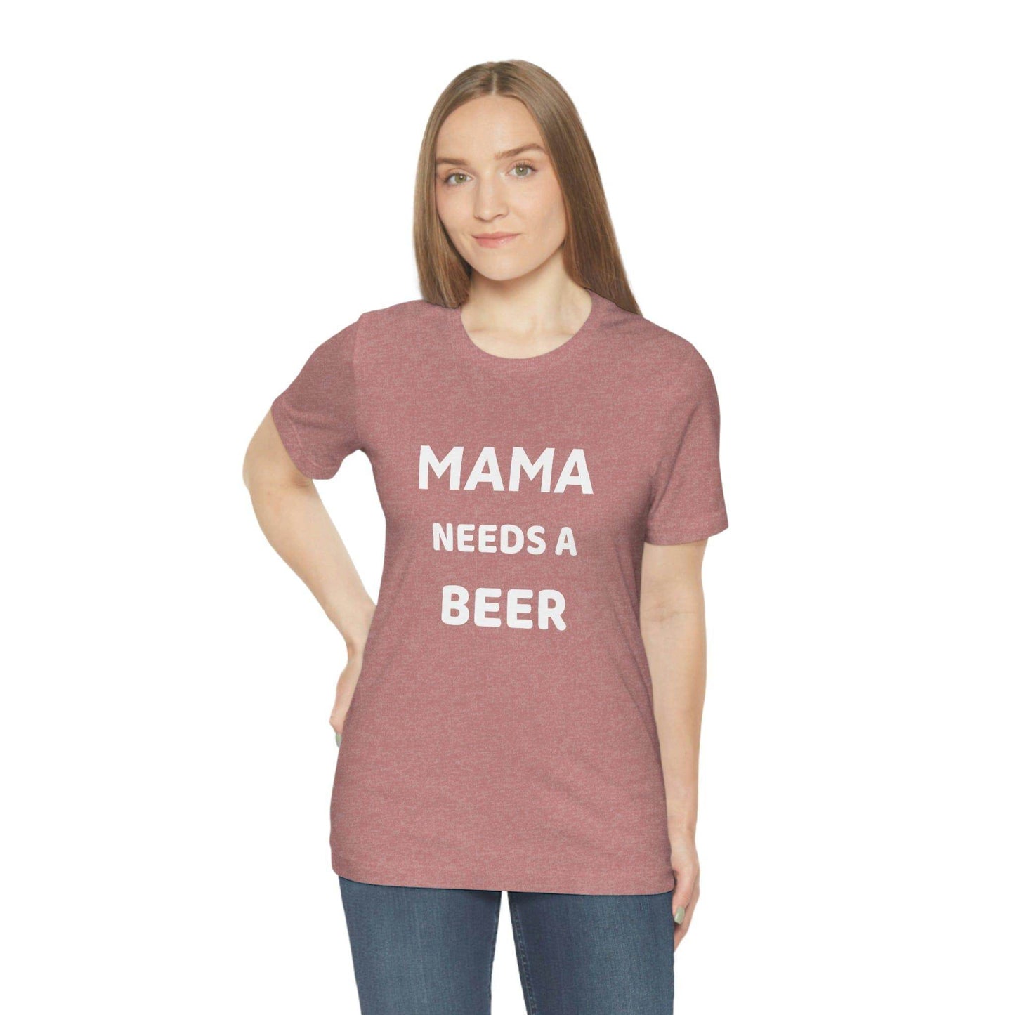 Mama needs a beer - gift for beer lover - Funny beer shirt - Funny shirt - Giftsmojo