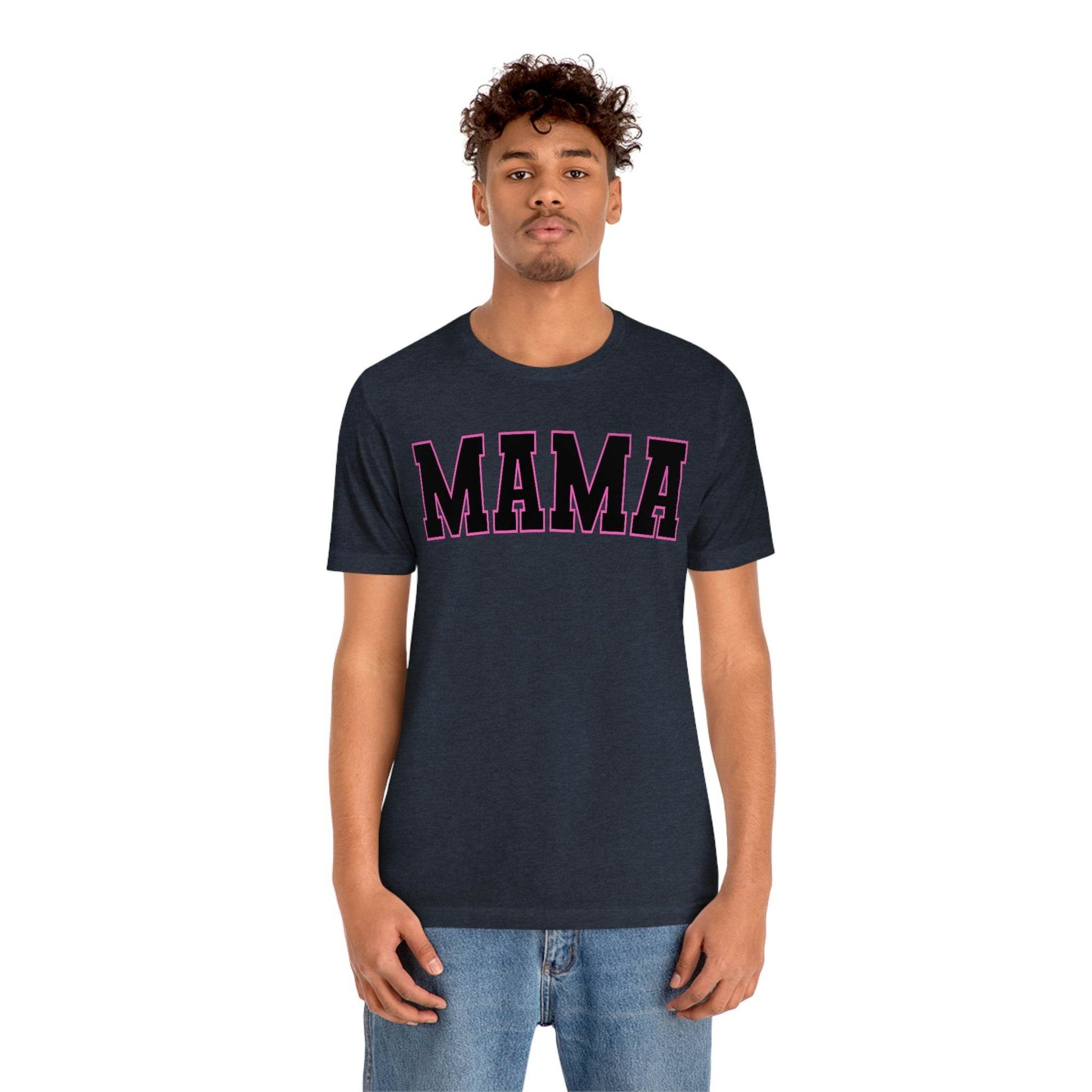 Cute Mama shirt mom shirt gift for her - mothers day shirt mothers day gift mom life shirt - retro mama shirt boy mama shirt mama t-shirt - Giftsmojo
