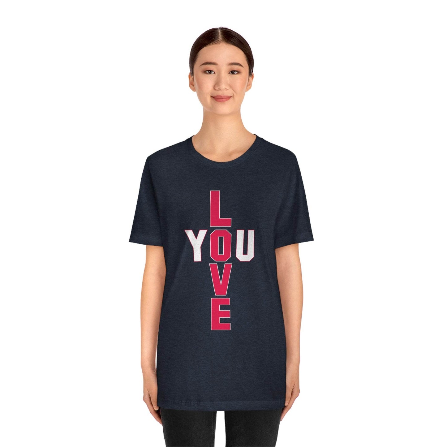 T-shape Love you Tee - Giftsmojo