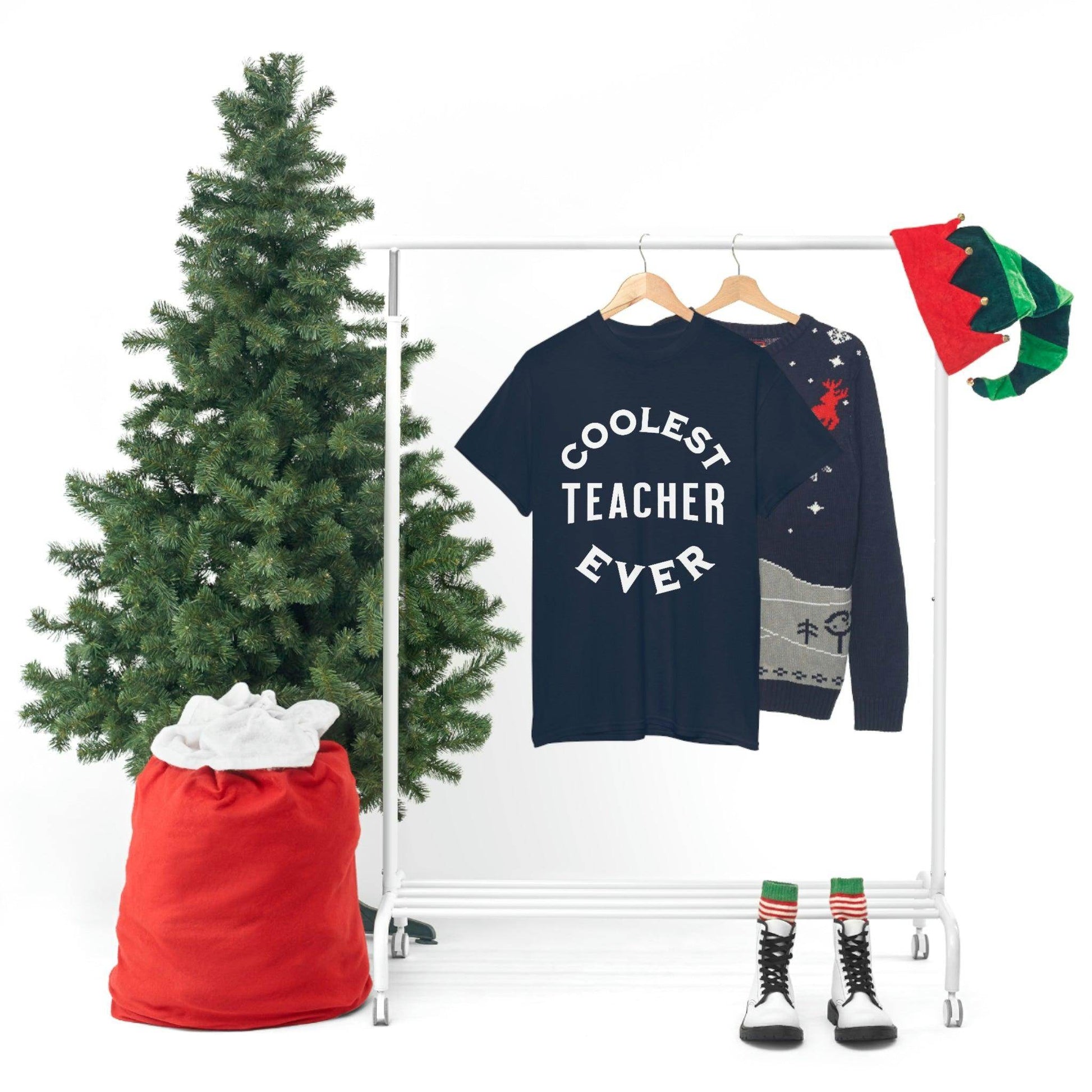 Coolest Teacher Ever Tee - cute teacher shirt - gift for teacher - Giftsmojo