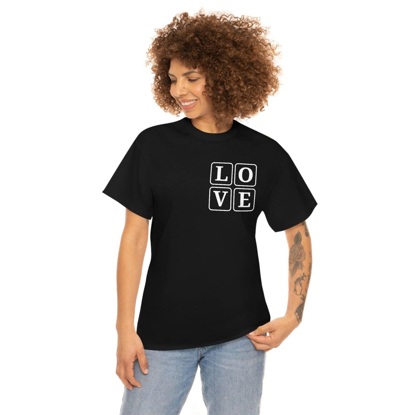 Love Square T-Shirt, - Giftsmojo