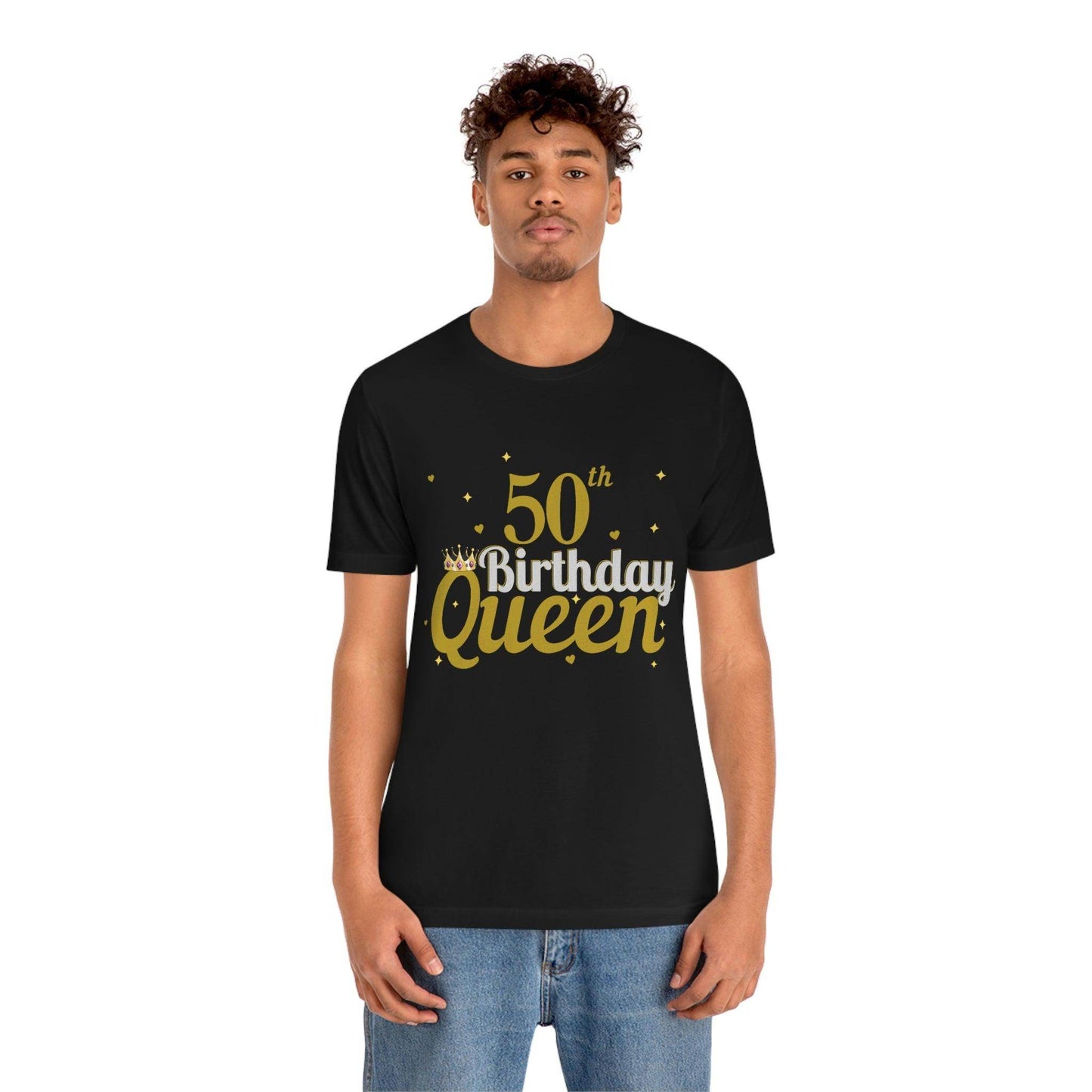 50th birthday queen shirt, birthday shirt, gift for her - Giftsmojo