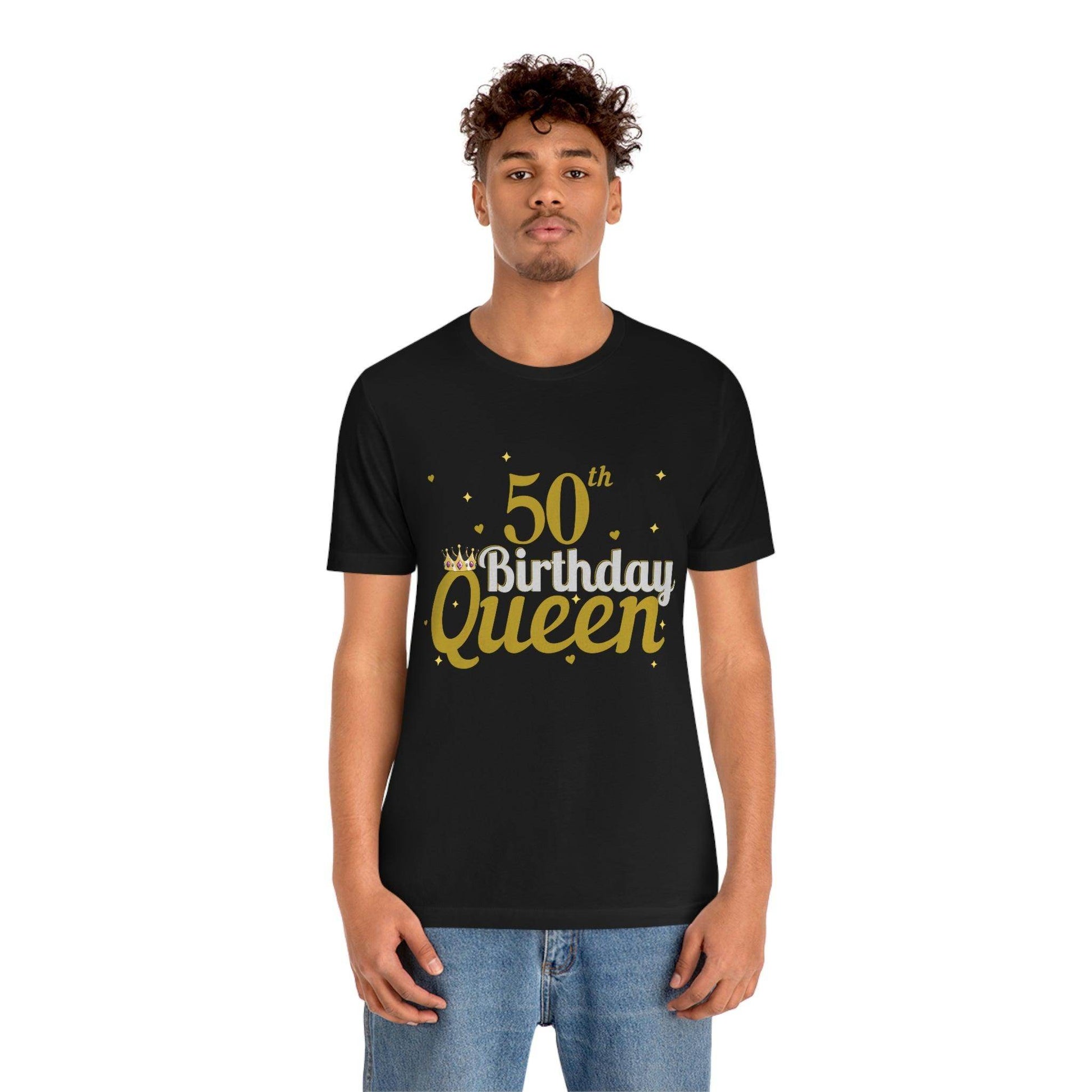 50th birthday queen shirt, birthday shirt, gift for her - Giftsmojo