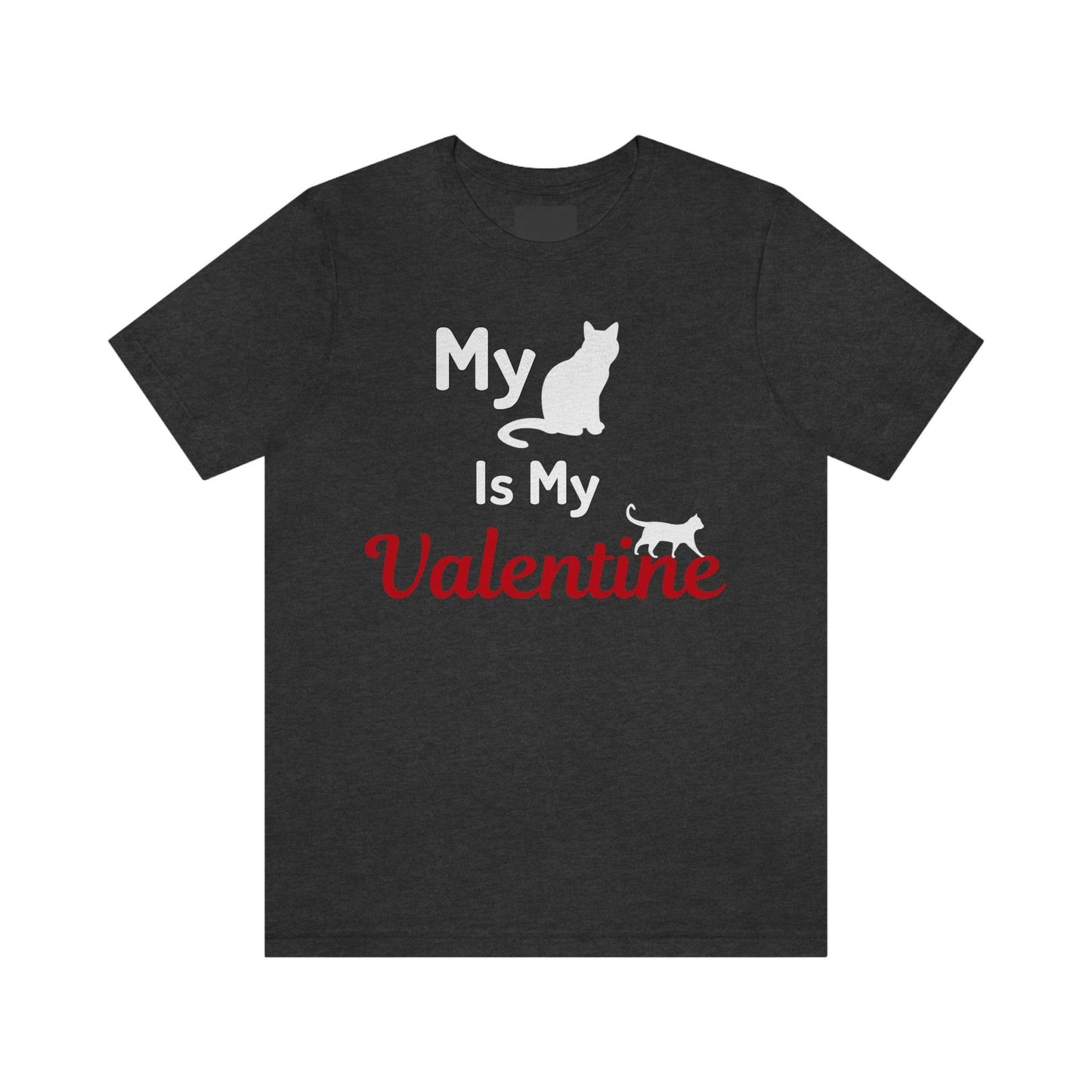My Cat is My Valentine, Pet lover Valentine shirt - Cute cat lover shirt - gift for cat lovers - Giftsmojo