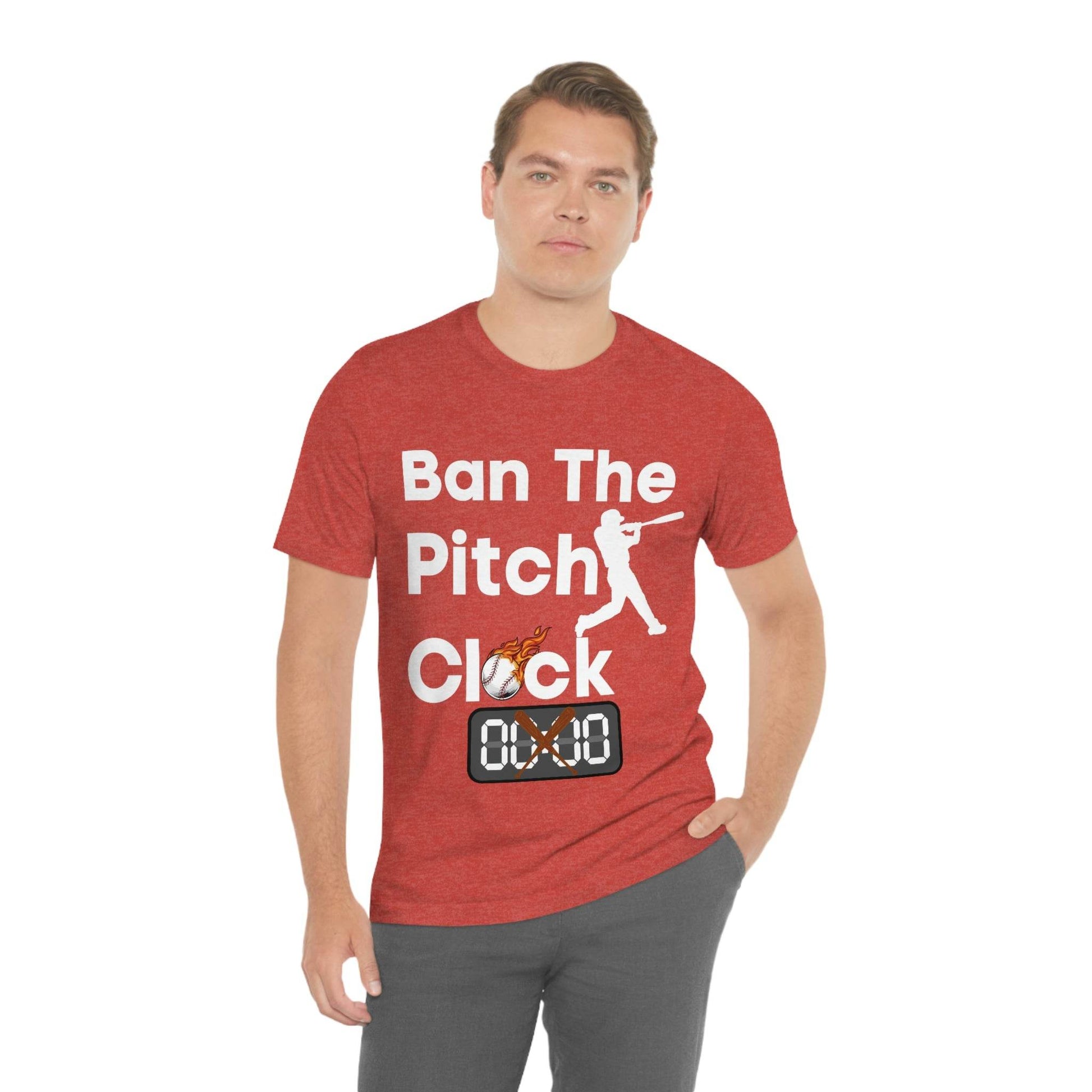 Ban The Pitch Clock in Baseball - Ban Baseball Pitch Clock - Giftsmojo