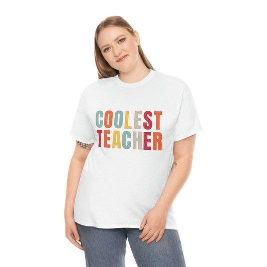 Teacher appreciation gift - Coolest Teacher Shirt - Teacher shirt - Giftsmojo