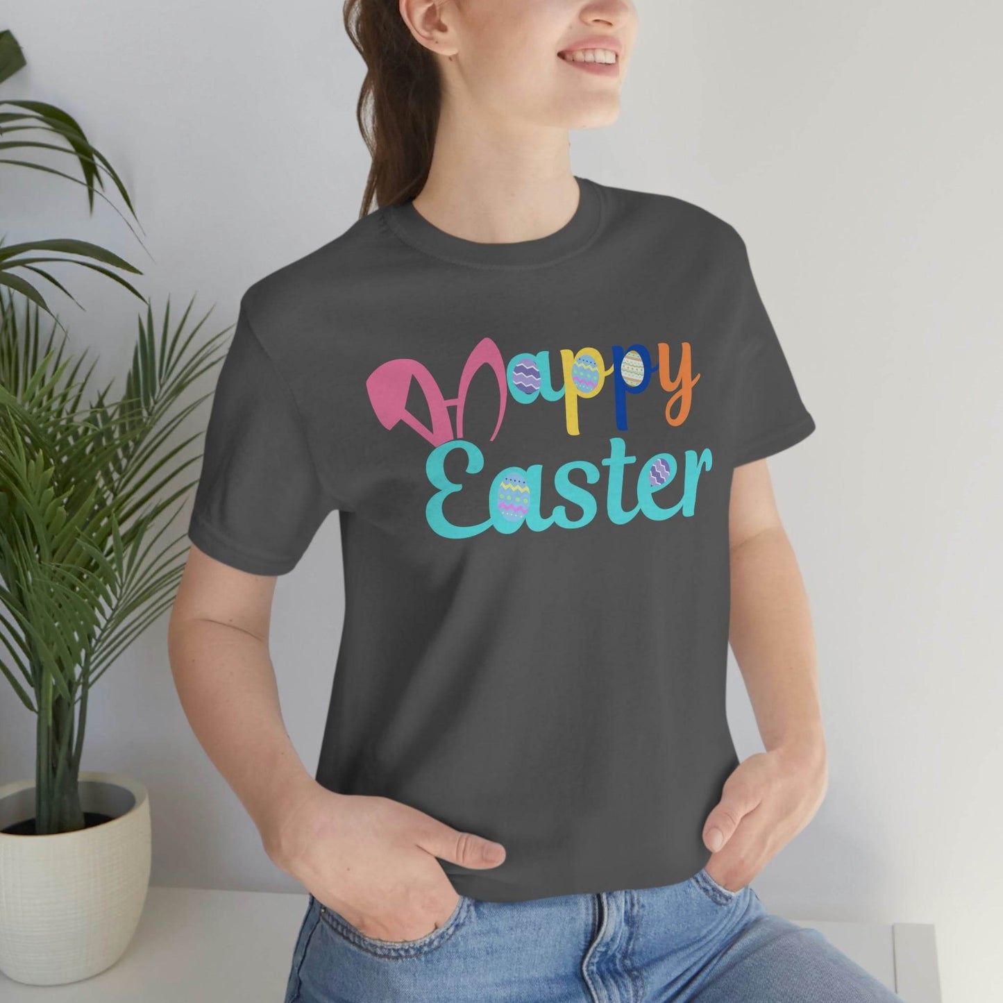 Happy Easter T-shirt, Easter gift for adults, easter shirts - Giftsmojo