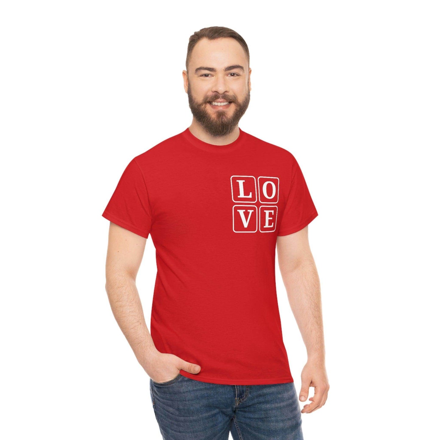 Love Square T-Shirt, - Giftsmojo