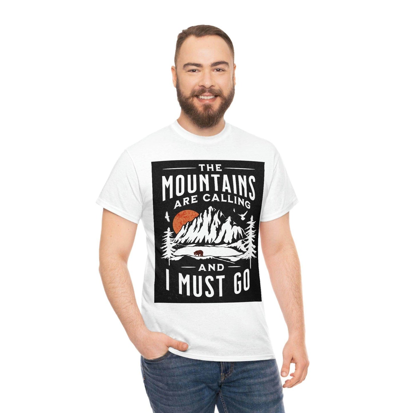 The Mountains are calling Tee - Giftsmojo