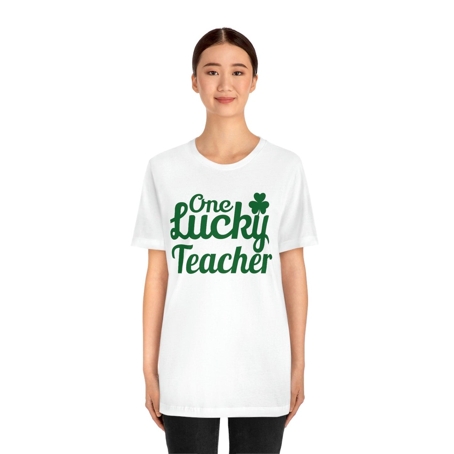 One Lucky Teacher Shirt feeling Lucky St Patrick's Day shirt - Funny St Paddy's day Funny Shirt - Giftsmojo