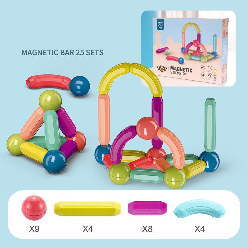 Baby Toys Magnetic Stick Building Blocks Game Magnets Children Set Kids Magnets For Children Magnetic Toy Bricks - Giftsmojo