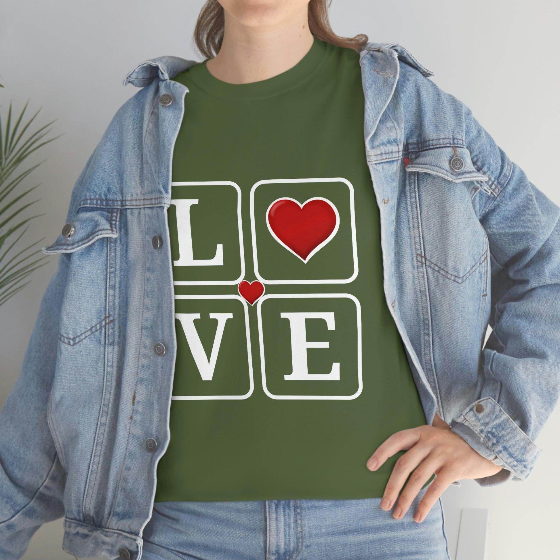 Love square Hearts Shirt, Great Gift for Valentine's day, birthday, engagement, anniversary and many more - Giftsmojo