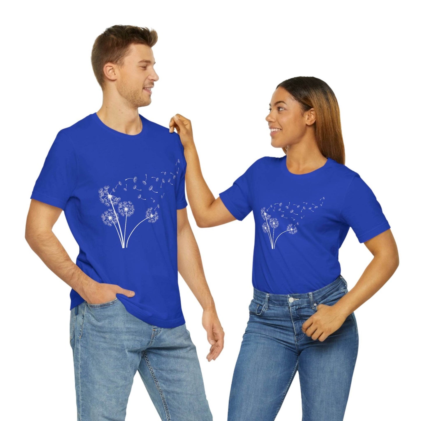 Dandelion Shirt, Boho Windflower Shirt, Dandelion Shirt for Her, Windflower Tee, Meditation Gift, Yoga Shirt, Inspirational Shirt, Bday Tees - Giftsmojo