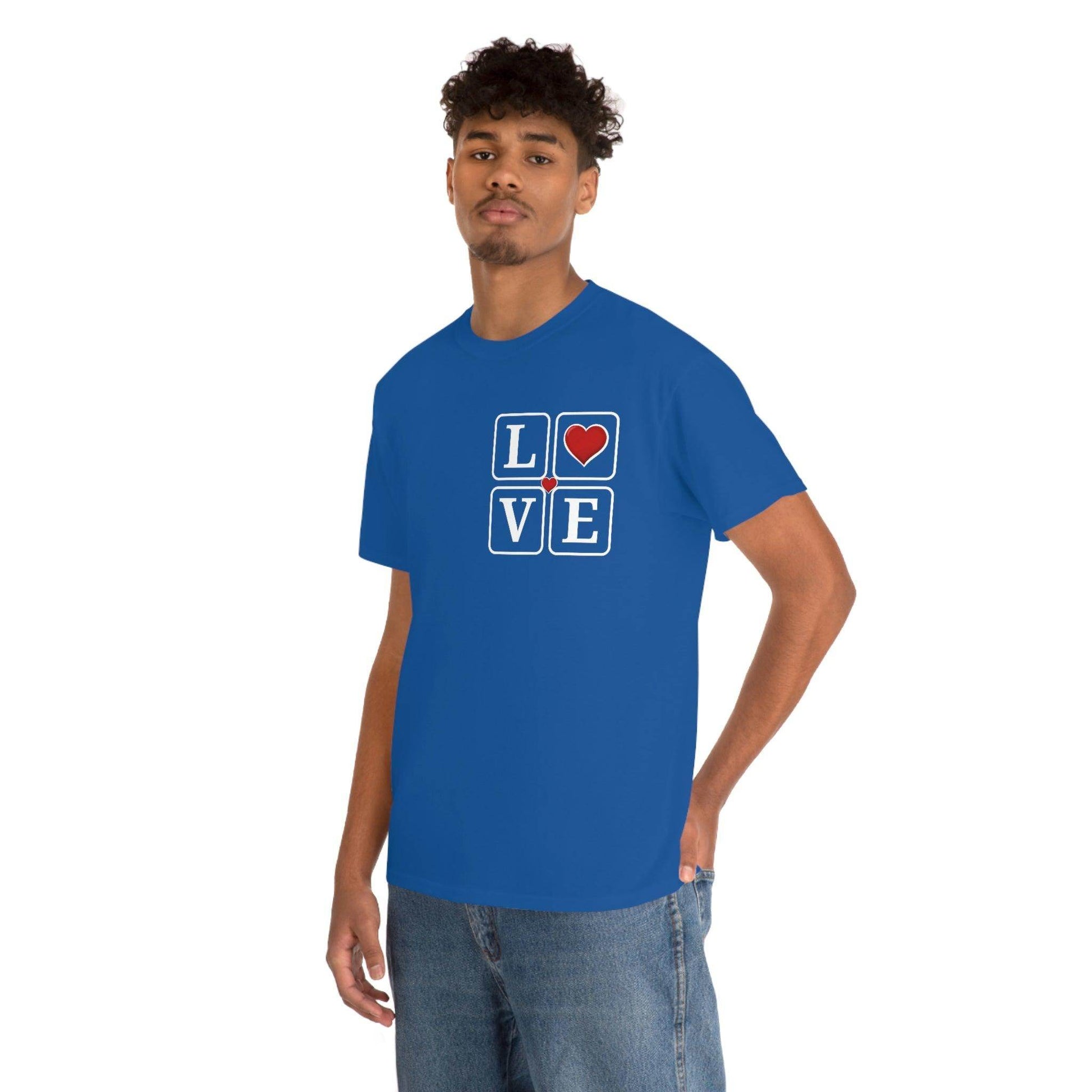 Love square Hearts T-shirt - Giftsmojo